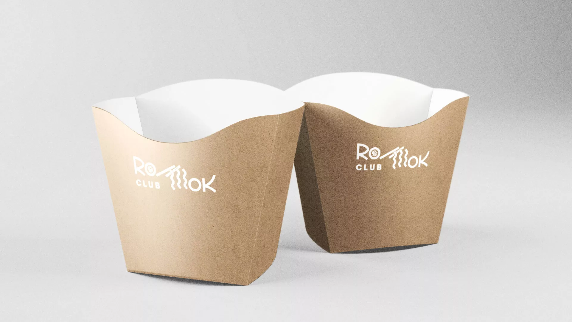 Создание логотипа суши-бара «Roll Wok Club» в Тюмени